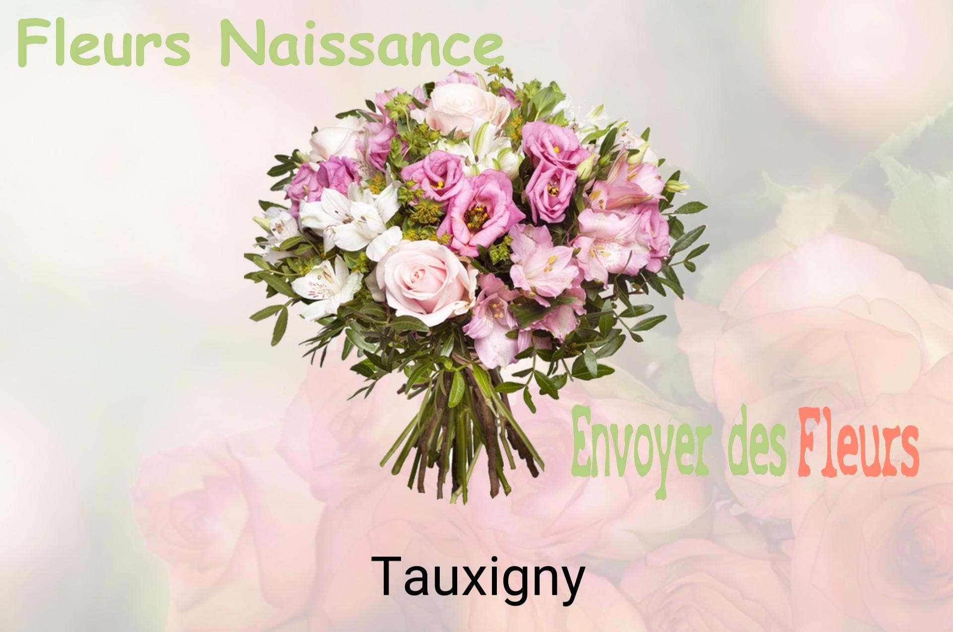 Bouquet de fleurs de naissance livré à Tauxigny